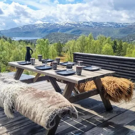 Ledig Jul Og Nyttar Flott Hytte Sol, Utsikt *