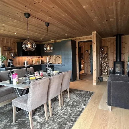 Flott Sol, Utsikt, Jacuzzi Dom wakacyjny Hovden (Aust-Agder)